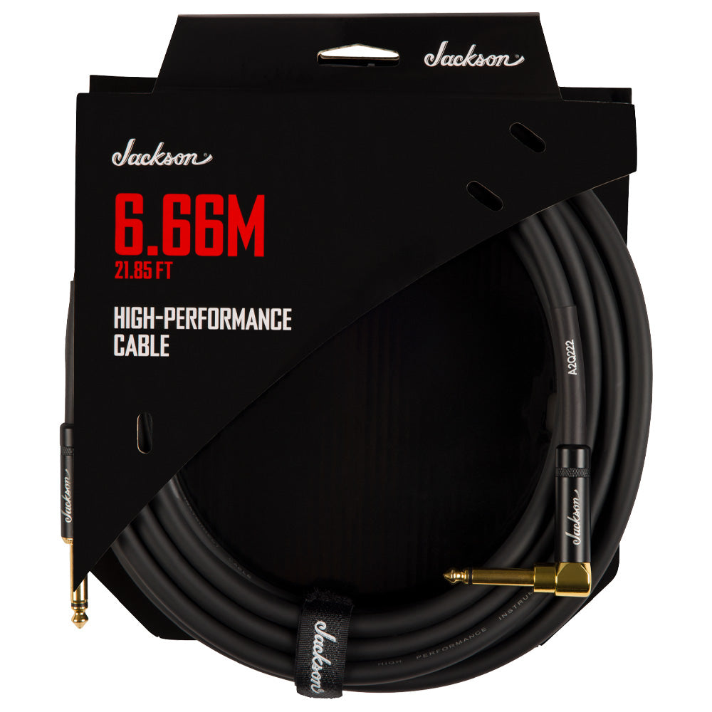 Jackson High Performance Cable Black 21.85 Ft Cable para Instrumento 2992185001