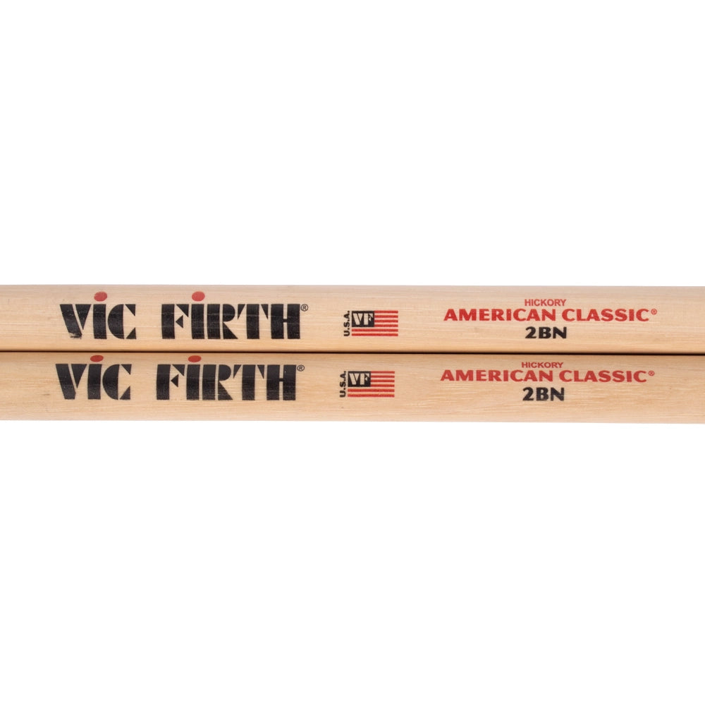 Vic Firth 2BN Baquetas 2B Punta de Nylon