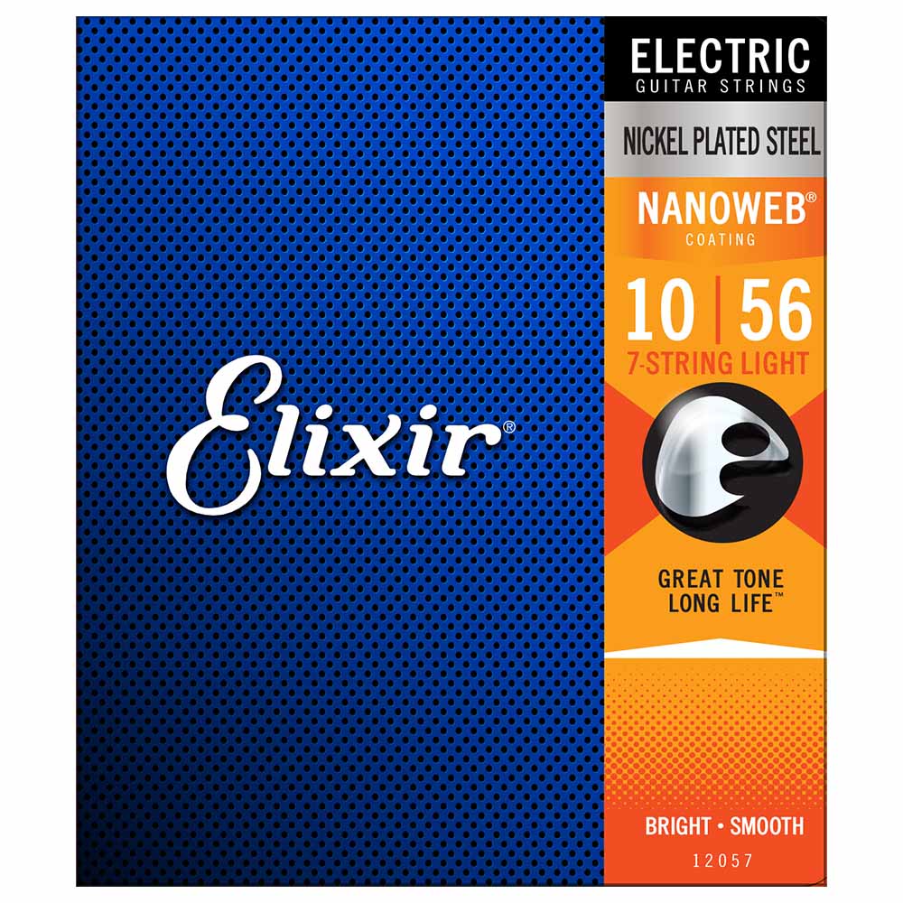 Encordadura Guitarra Eléctrica ELIXIR 3313212057 10/56 7 CUERDAS LIGHT