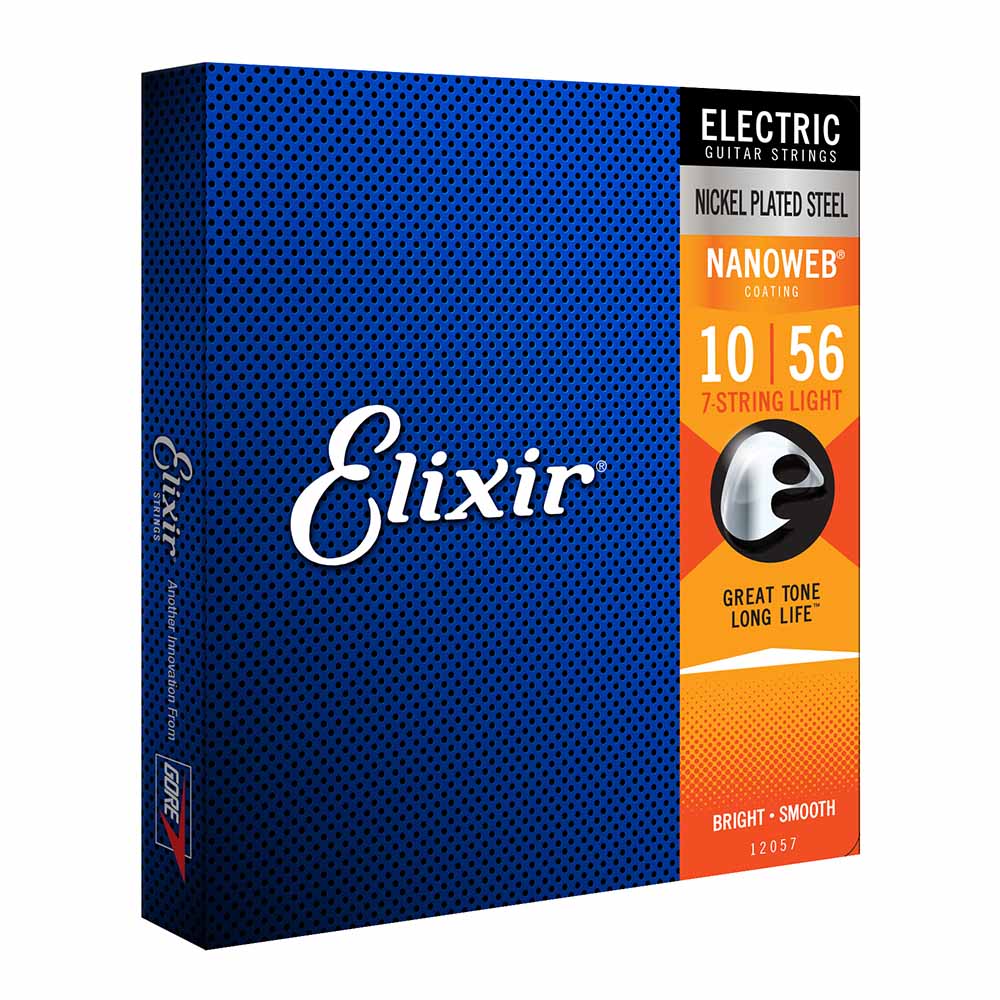 Encordadura Guitarra Eléctrica ELIXIR 3313212057 10/56 7 CUERDAS LIGHT
