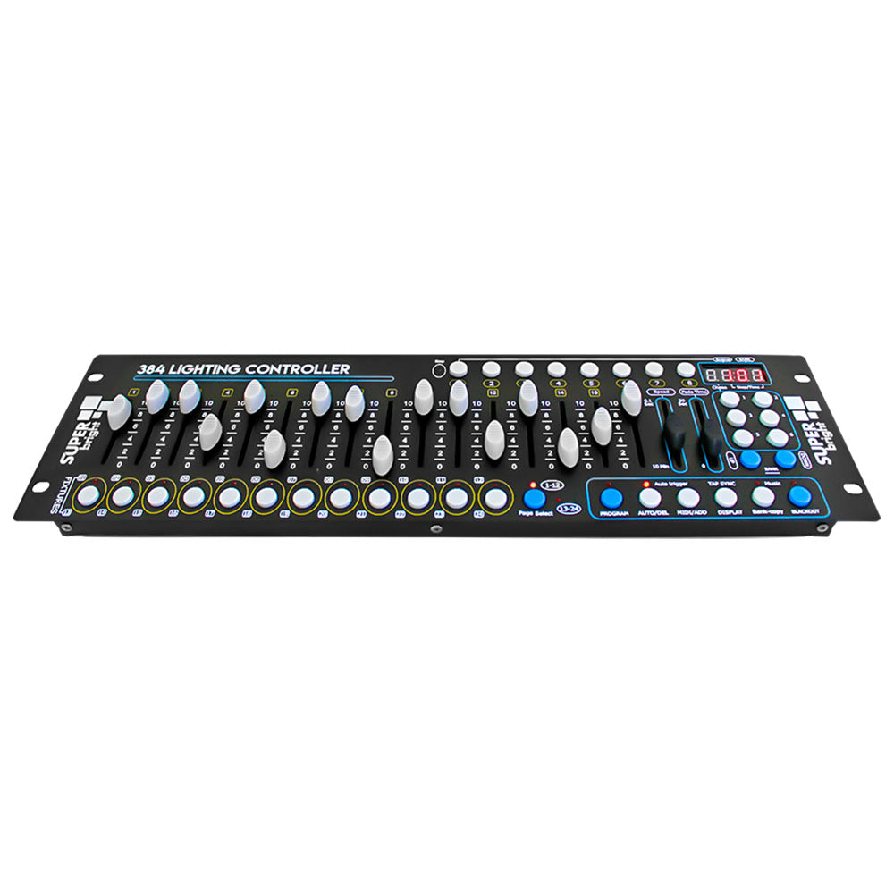 Controlador Dmx Super Brigth 384lighting 384 Canales Y 16 Faders SUPERBRIGHT 384LIGHTING