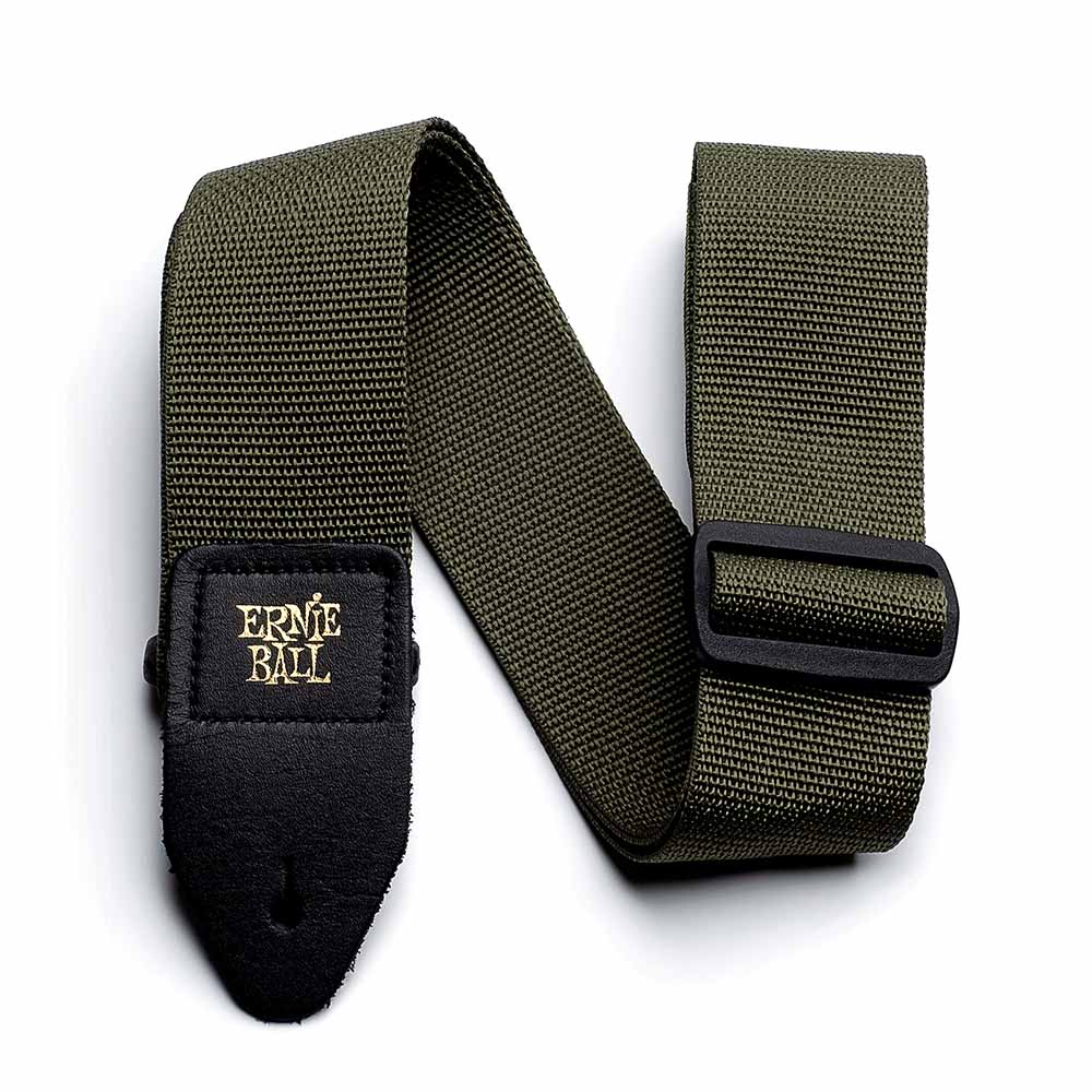 Tahalí De Polypropileno Verde Olivo 2in ERNIEBALL 4048