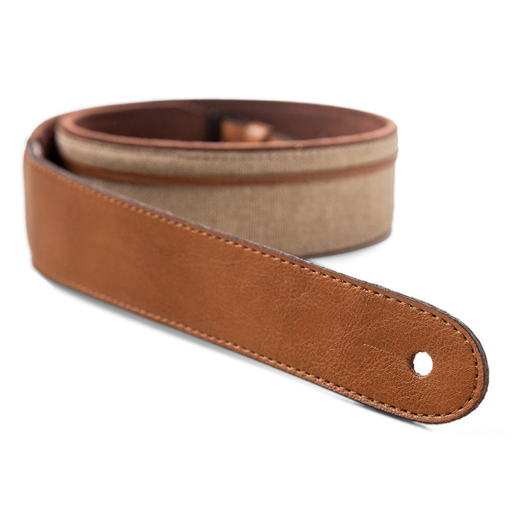 Taylor Vegan Leather Tan 2.5in W/Natural Textile Tahalí 420325