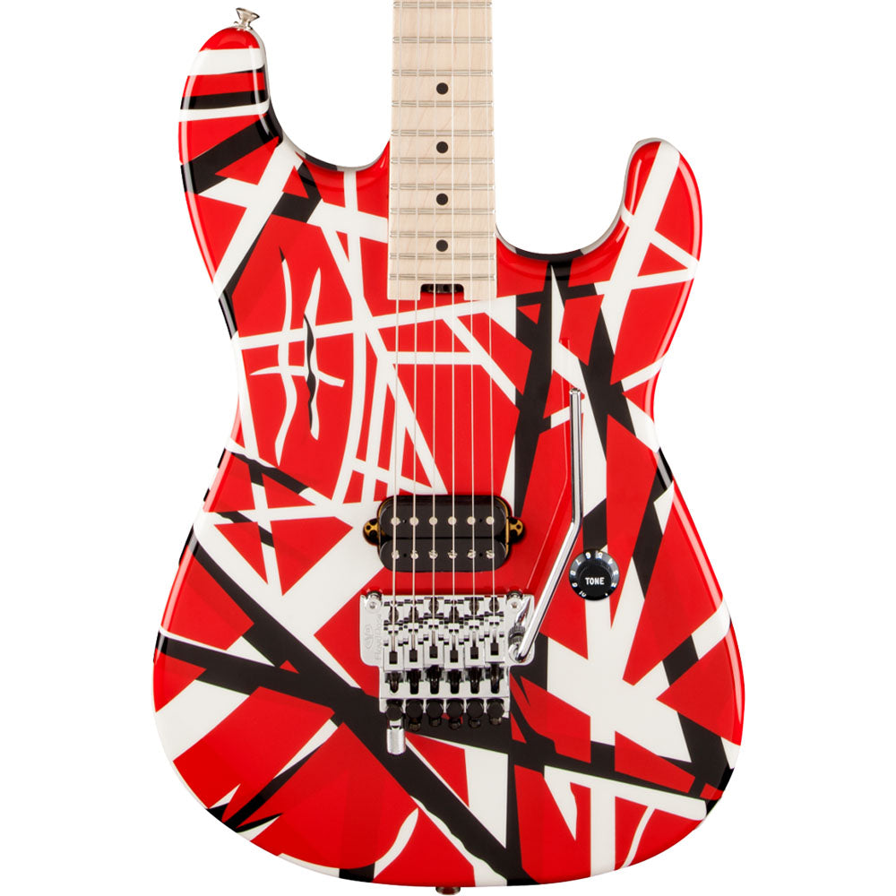 Guitarra Eléctrica Striped Series Red with Black Stripes EVH 5107902503