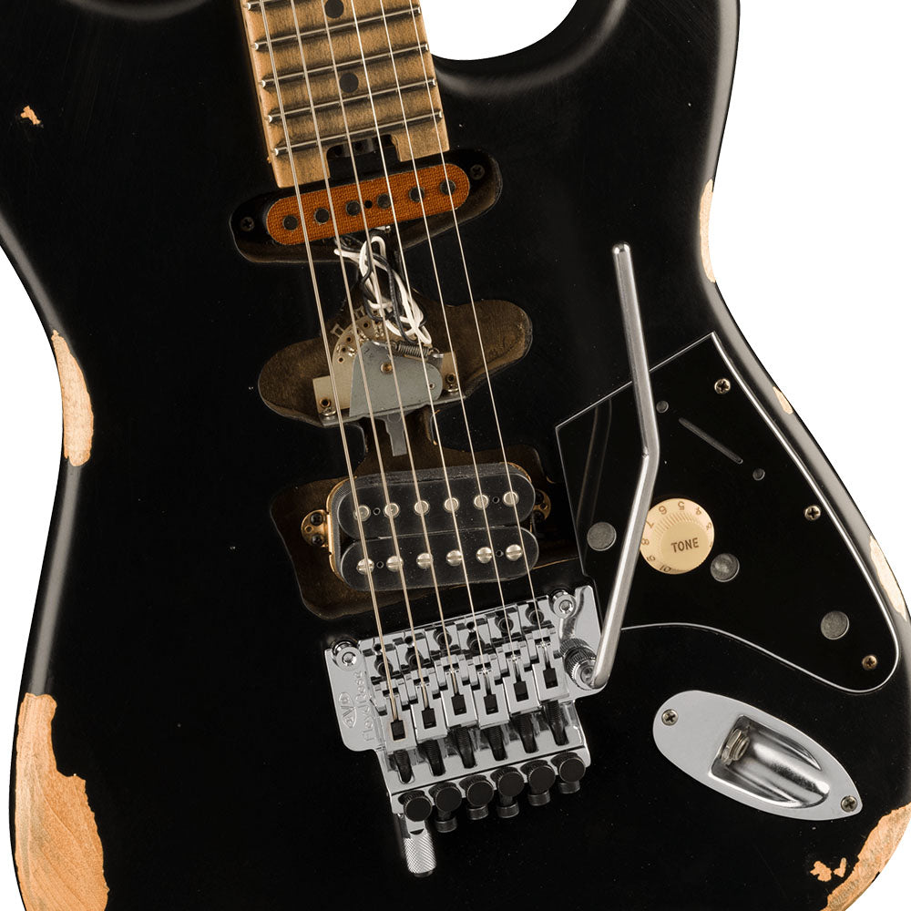 EVH Frankie Relic Black con Funda Guitarra Eléctrica 5108005503