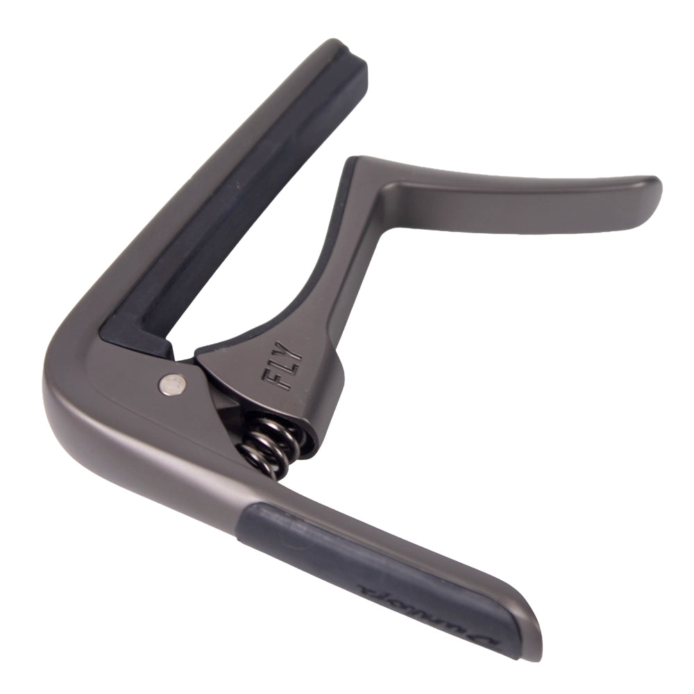 Dunlop 63CGM Capo para Guitarra Acústica Trigger Fly Curvo Pavonado