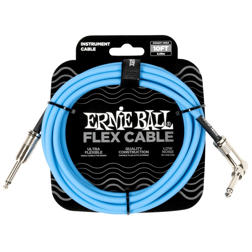 Ernieball 6464 Cable 3.048 Mts Azul Recto/Angulado