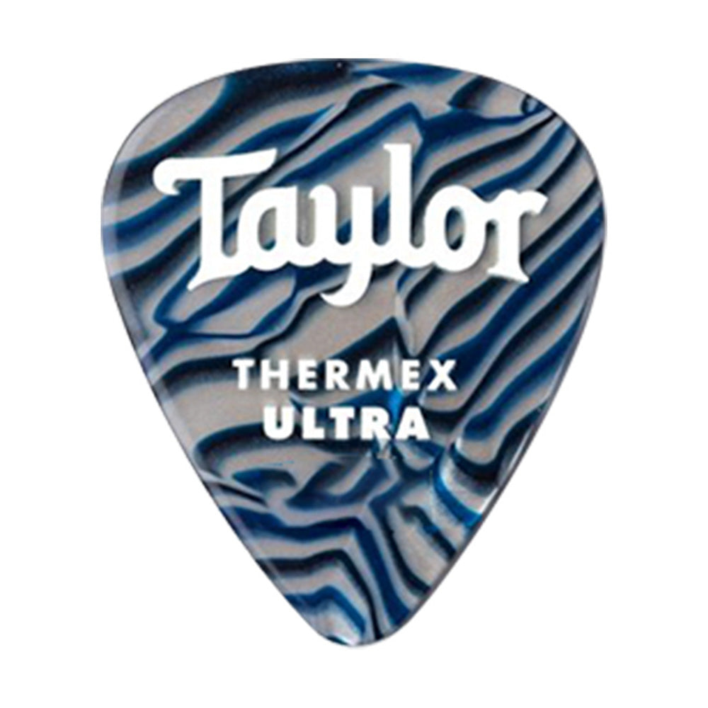 Taylor Premium 351 Thermex Ultra Blue Swirl 1.55 Mm con 6 Paquete Púas 80728