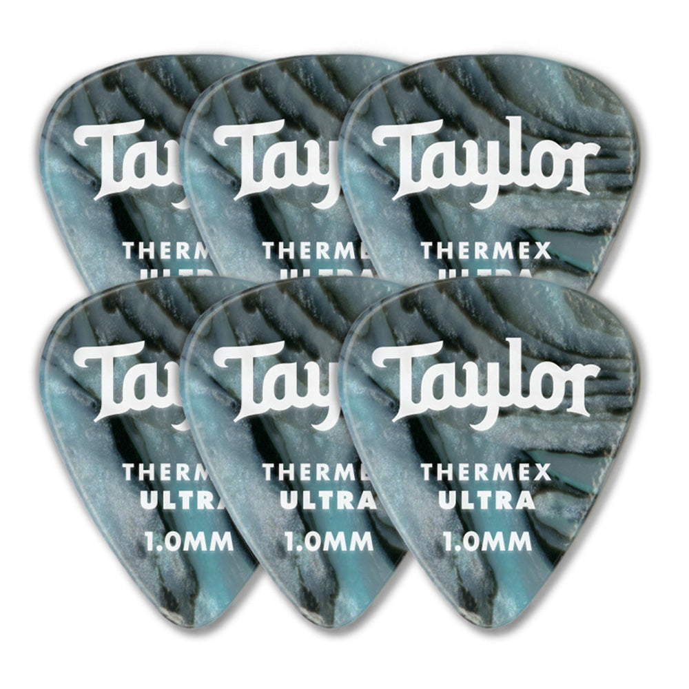 Taylor Premium 351 Thermex Ultra Abalone 1.55 Mm con 6 Paquete Púas 80740