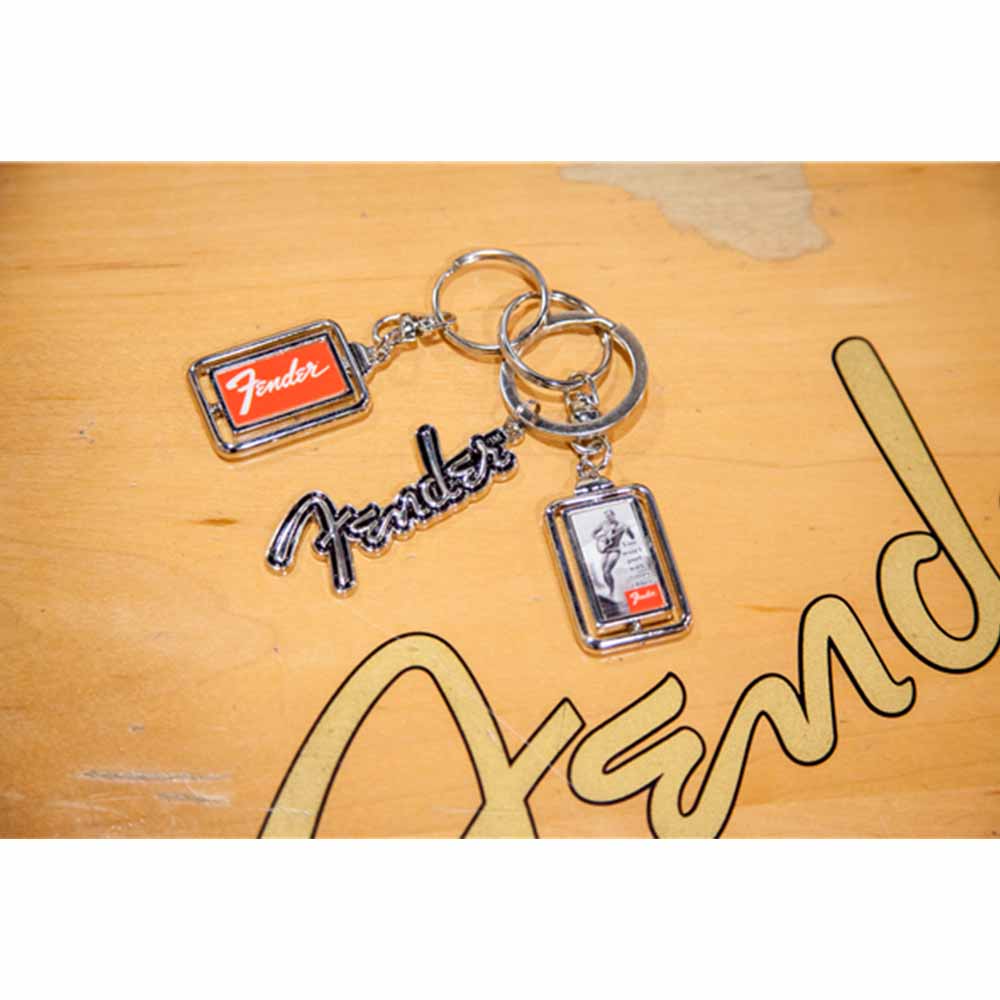 Llavero Fender Logo Blk/Silver 9100274000