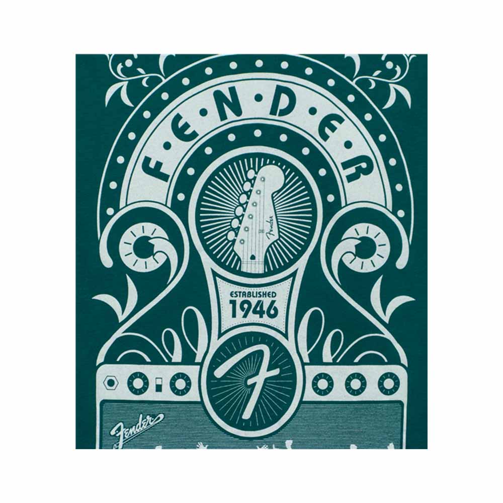Playera Dama Fender Jukebox Small Evergreen 9102205306