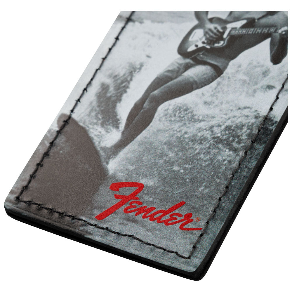 Etiqueta para Equipaje Fender 9106101001 Vintage Surfer Luggage Tag Black