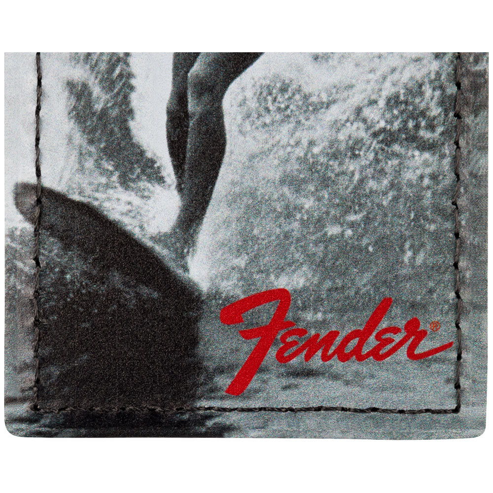 Etiqueta para Equipaje Fender 9106101001 Vintage Surfer Luggage Tag Black