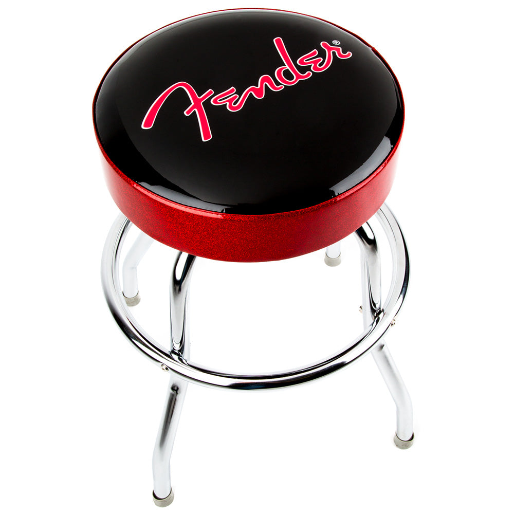 Banco De Metal Fender 9192022004 24in Red Sparkle Barstool