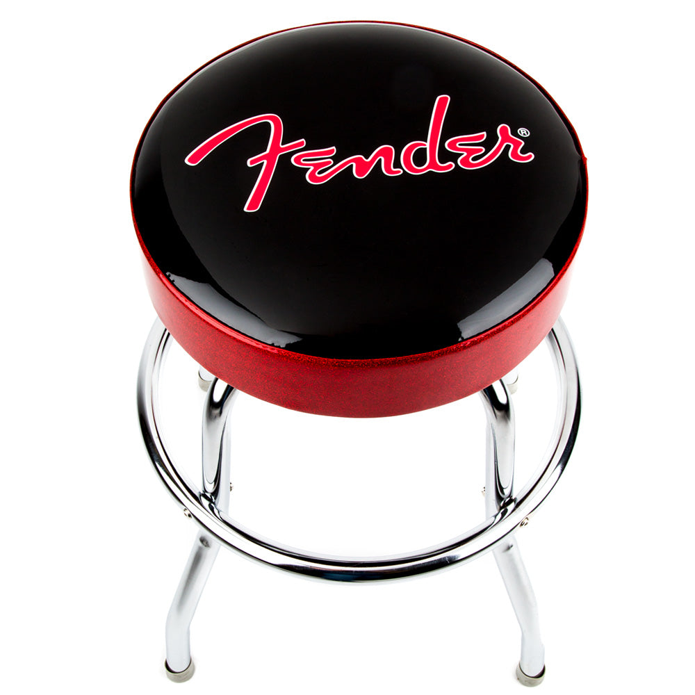 Banco De Metal Fender 9192022004 24in Red Sparkle Barstool