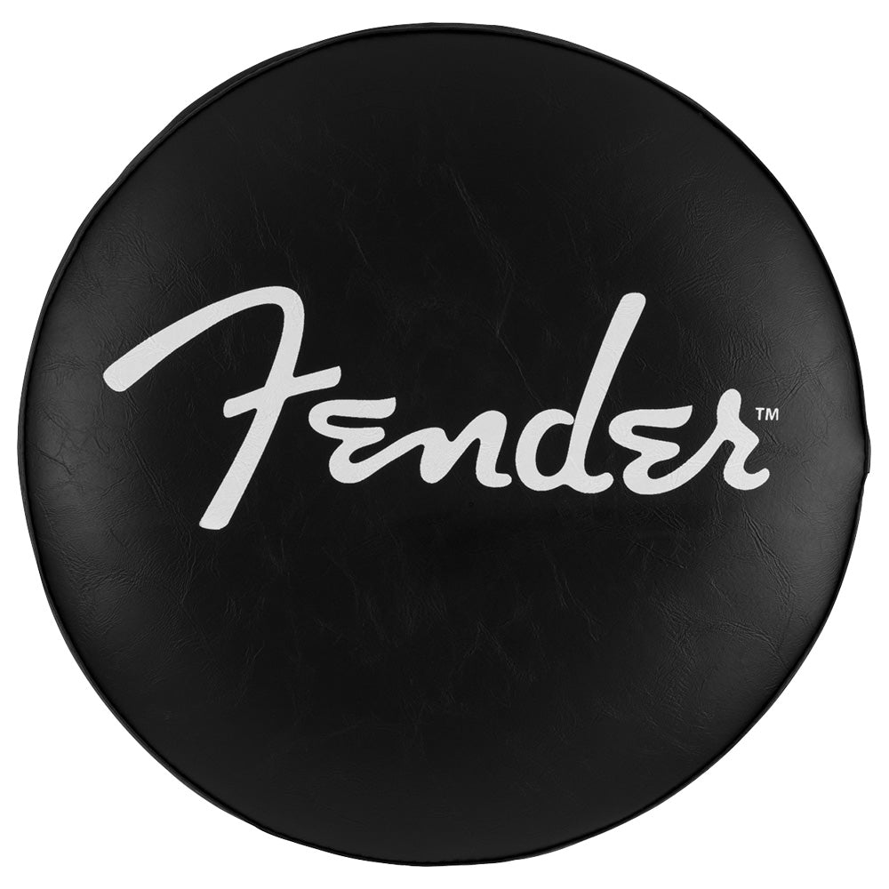 Fender Spaghetti Logo Pick Pouch Barstool Black Chrome 24in Banco De Metal Fender 9192022012