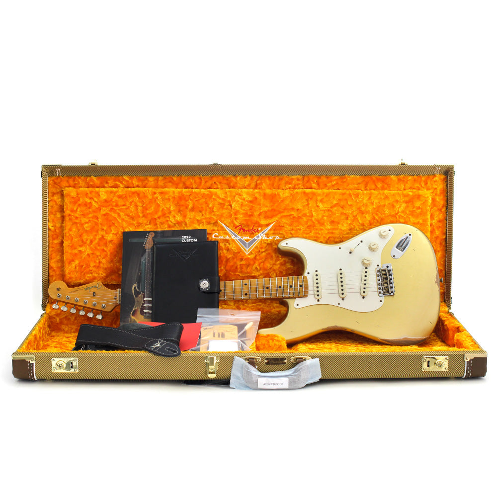 Guitarra Eléctrica Fender 9231013154 S21 Limited Edition 57 Stratocaster Relic HLE Gold