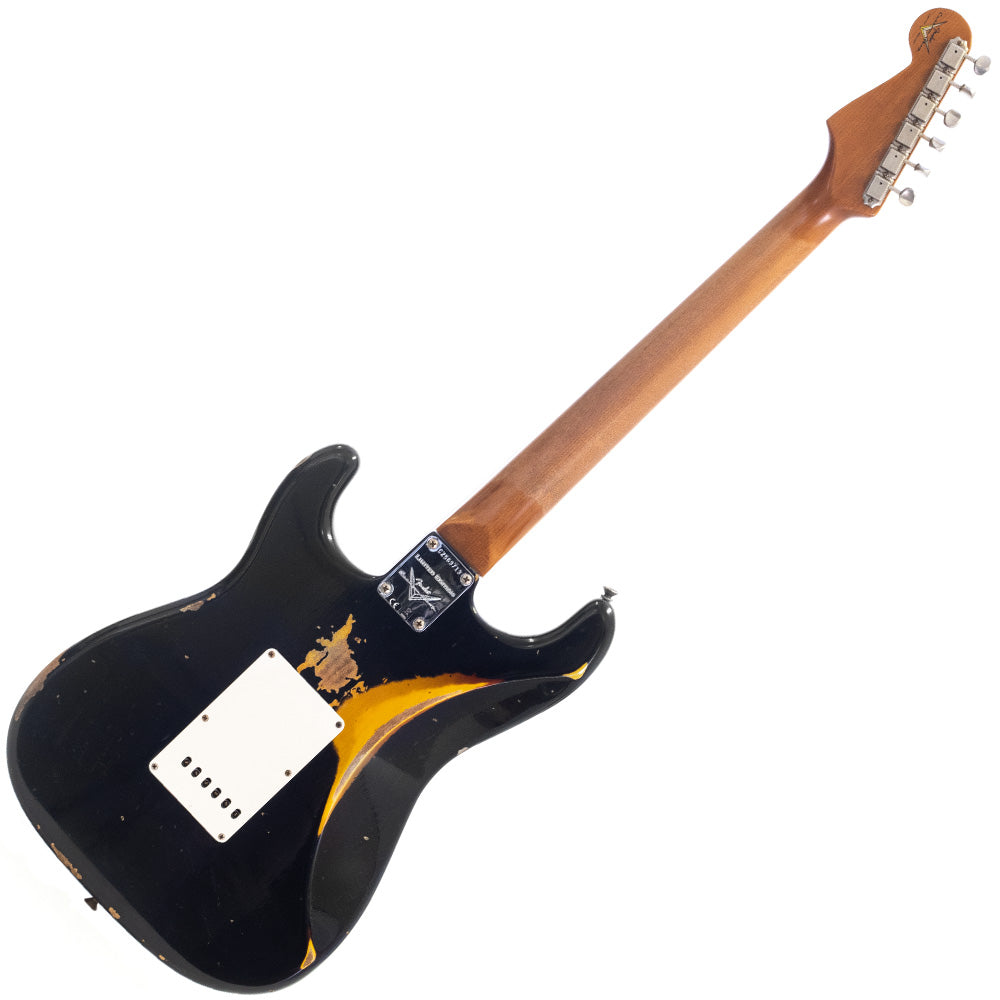 Guitarra Eléctrica Fender Custom Shop 9231013162 S21 Ltd 61 Stratocaster Heavy Relic A Black 3tsb