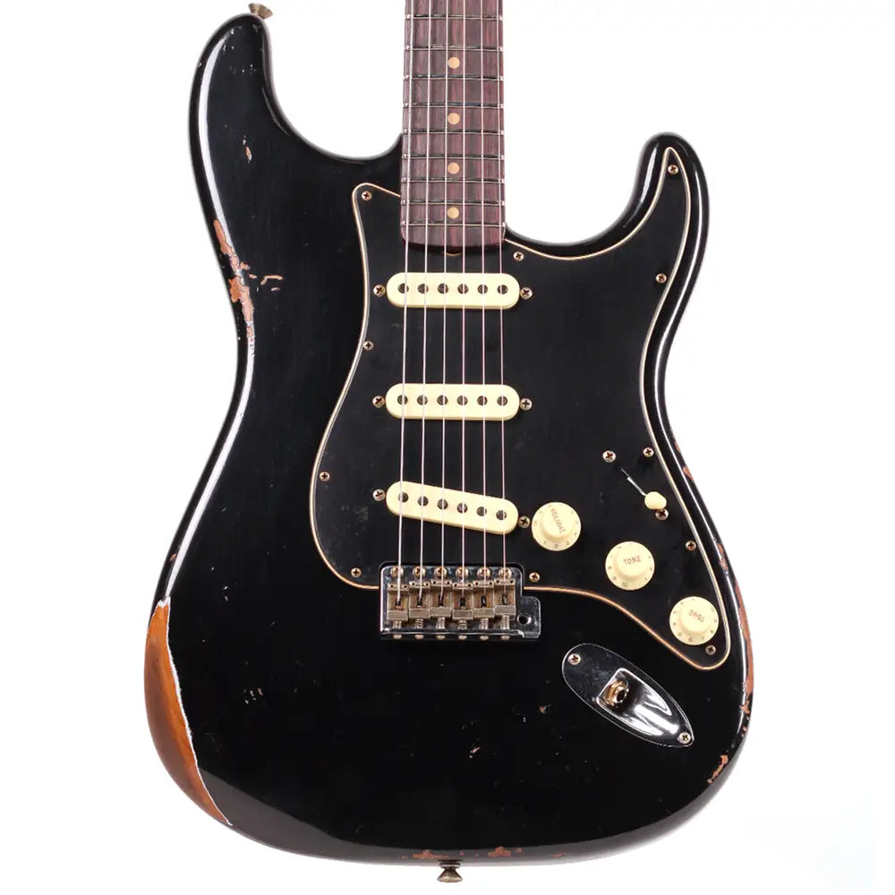 Fender Guitarra Eléctrica 9235000482 Stratocaster 2017 Ltd Relic Blk Rst Dual - Mag C/R