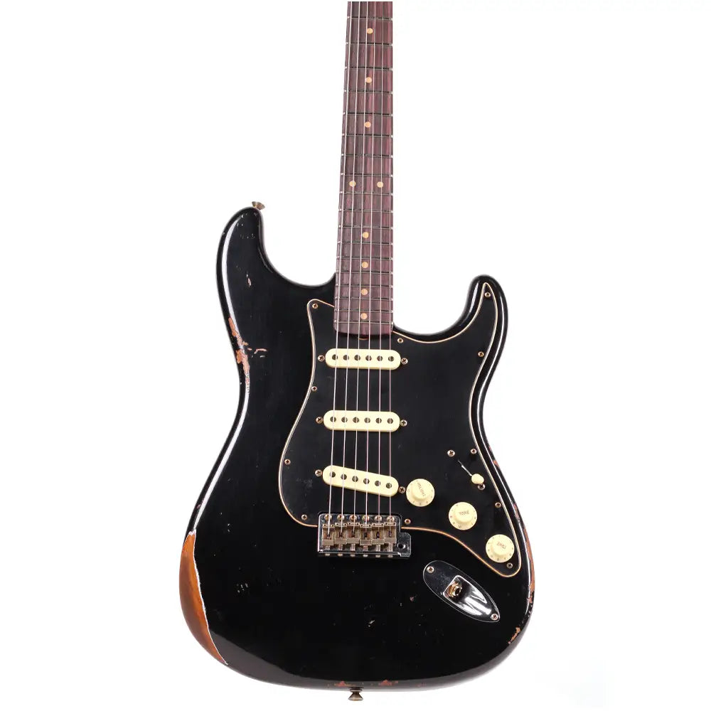 Fender Guitarra Eléctrica 9235000482 Stratocaster 2017 Ltd Relic Blk Rst Dual - Mag C/R