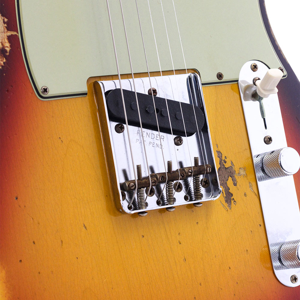 Guitarra Eléctrica Fender 9235001436 B1 1960 Telecaster Cusy Heavy Relic Ch3 Sunburst