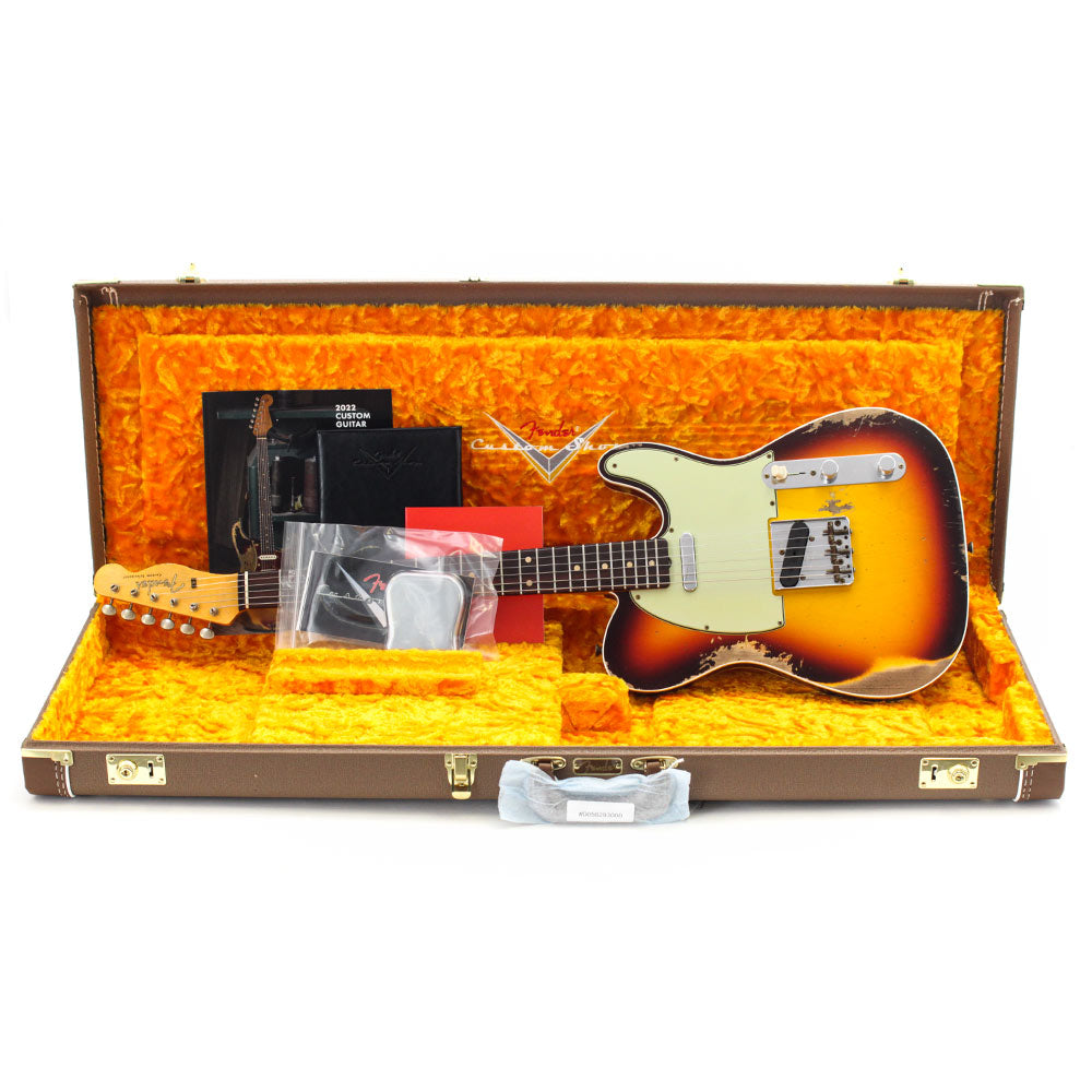 Guitarra Eléctrica Fender 9235001436 B1 1960 Telecaster Cusy Heavy Relic Ch3 Sunburst