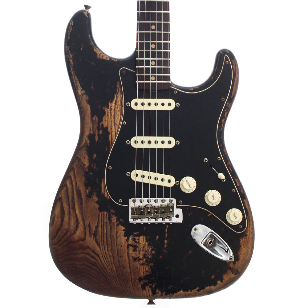 Guitarra Eléctrica Fender 9235001456 S21 Ltd Poblano Stratocaster Super Heavy Relic Aged Black