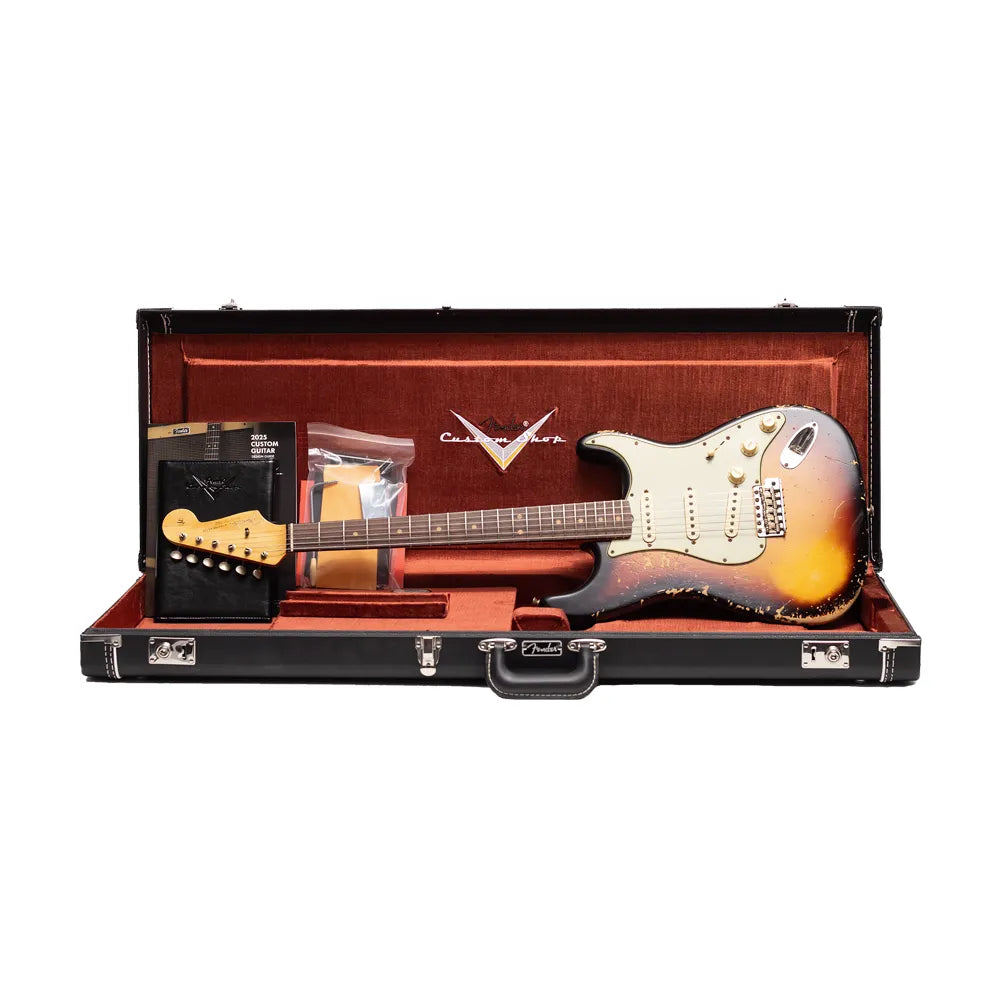 Fender 9236091050 Guitarra Eléctrica B4 Limited Edition 1964 L Series Stratocaster Heavy Relic 3-Color Sunburst