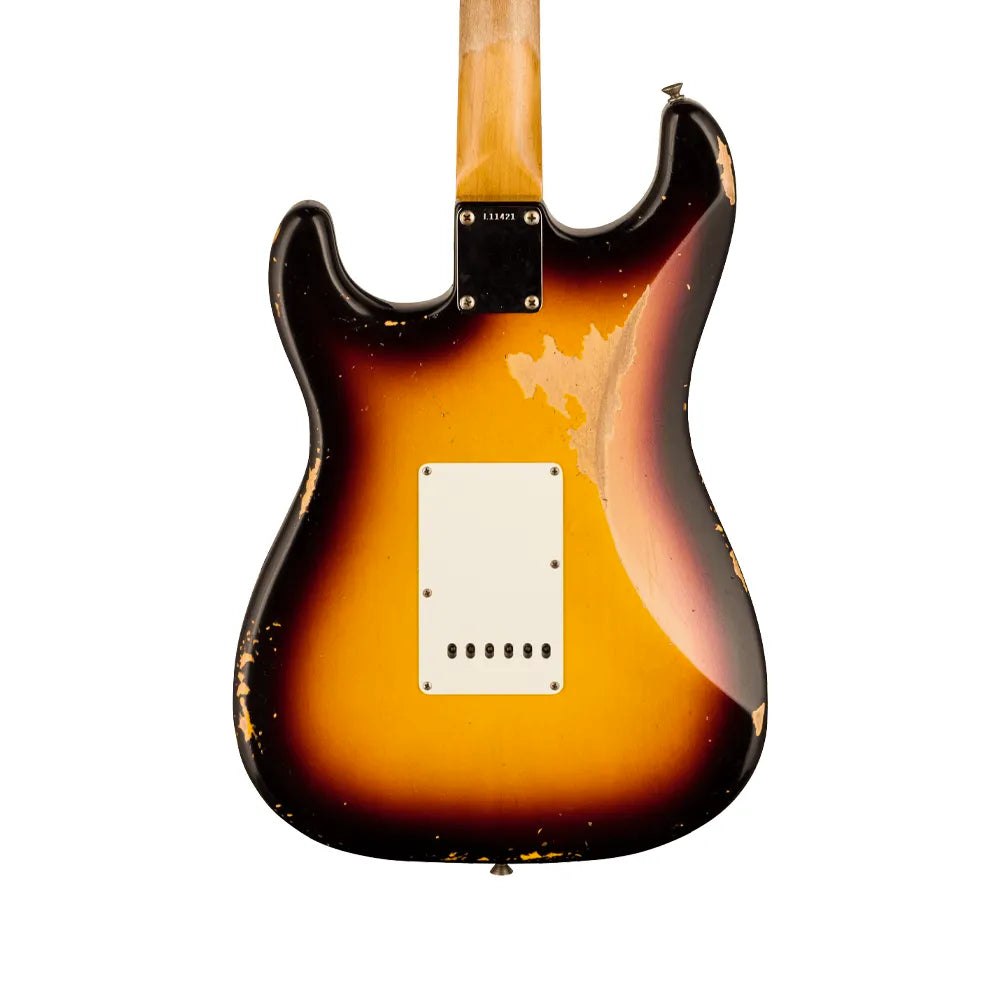 Fender 9236091050 Guitarra Eléctrica B4 Limited Edition 1964 L Series Stratocaster Heavy Relic 3-Color Sunburst