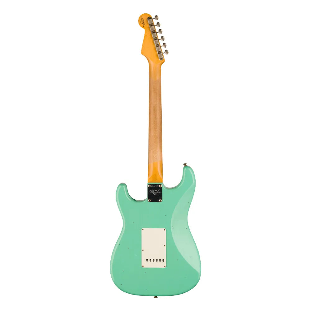 Fender Custom Shop 9236091090 Guitarra Eléctrica 1959 Stratocaster Journeyman Relic Faded Aged Sea Foam Green