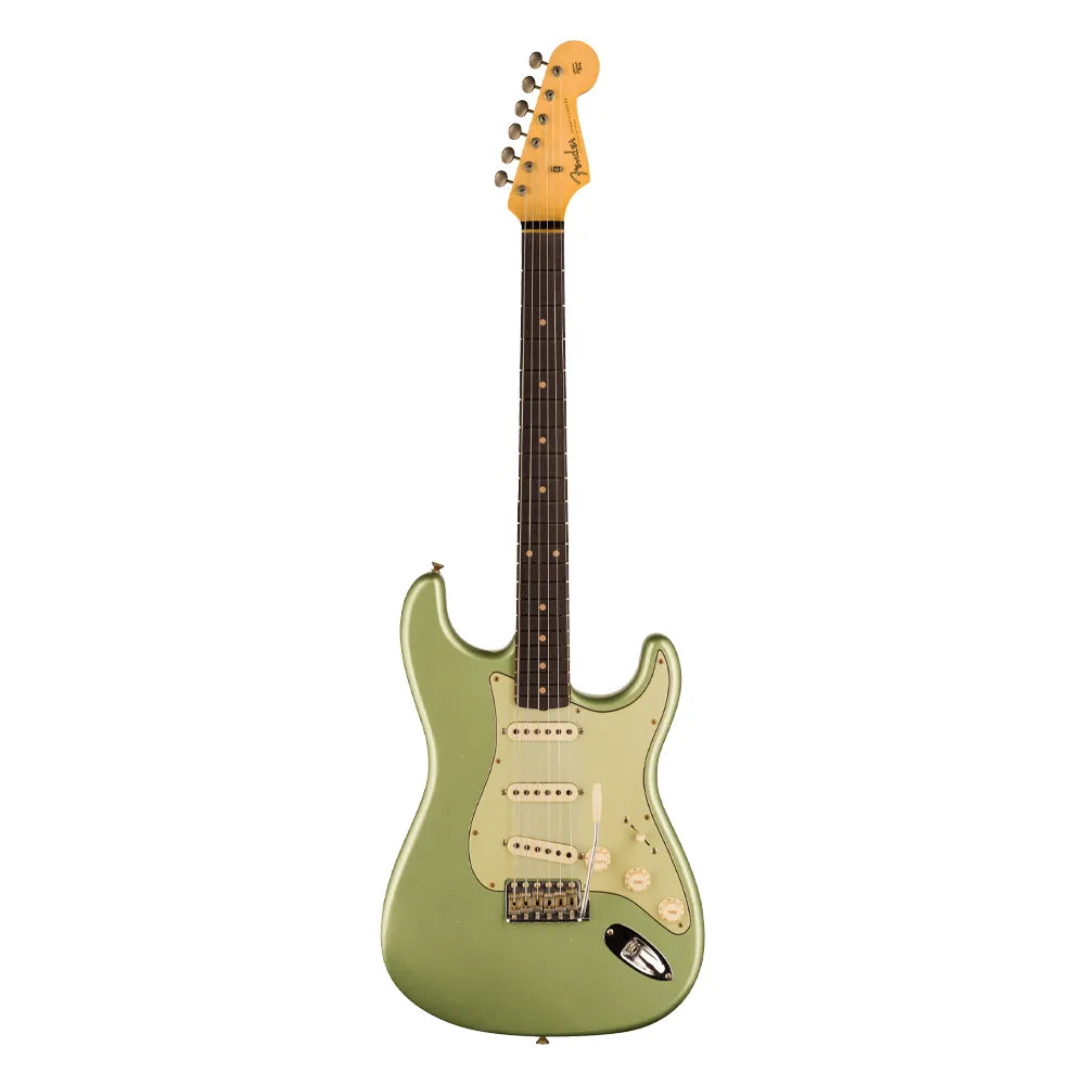 Fender Custom Shop 9236091091 Guitarra Eléctrica 1959 Stratocaster Journeyman Relic Faded Aged Sage Green Metallic