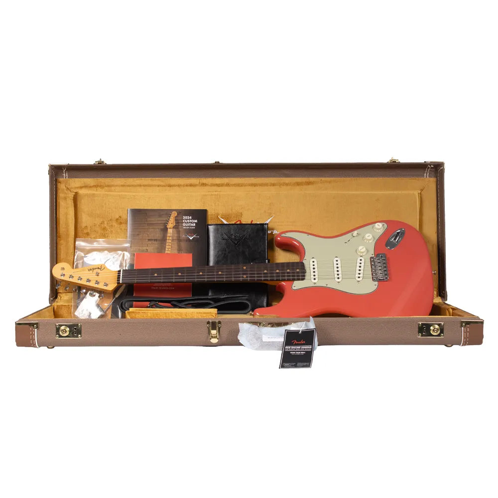 Fender 9236091137 Guitarra Eléctrica B4 Vintage Custom 1959 Stratocaster NOS Fiesta Red