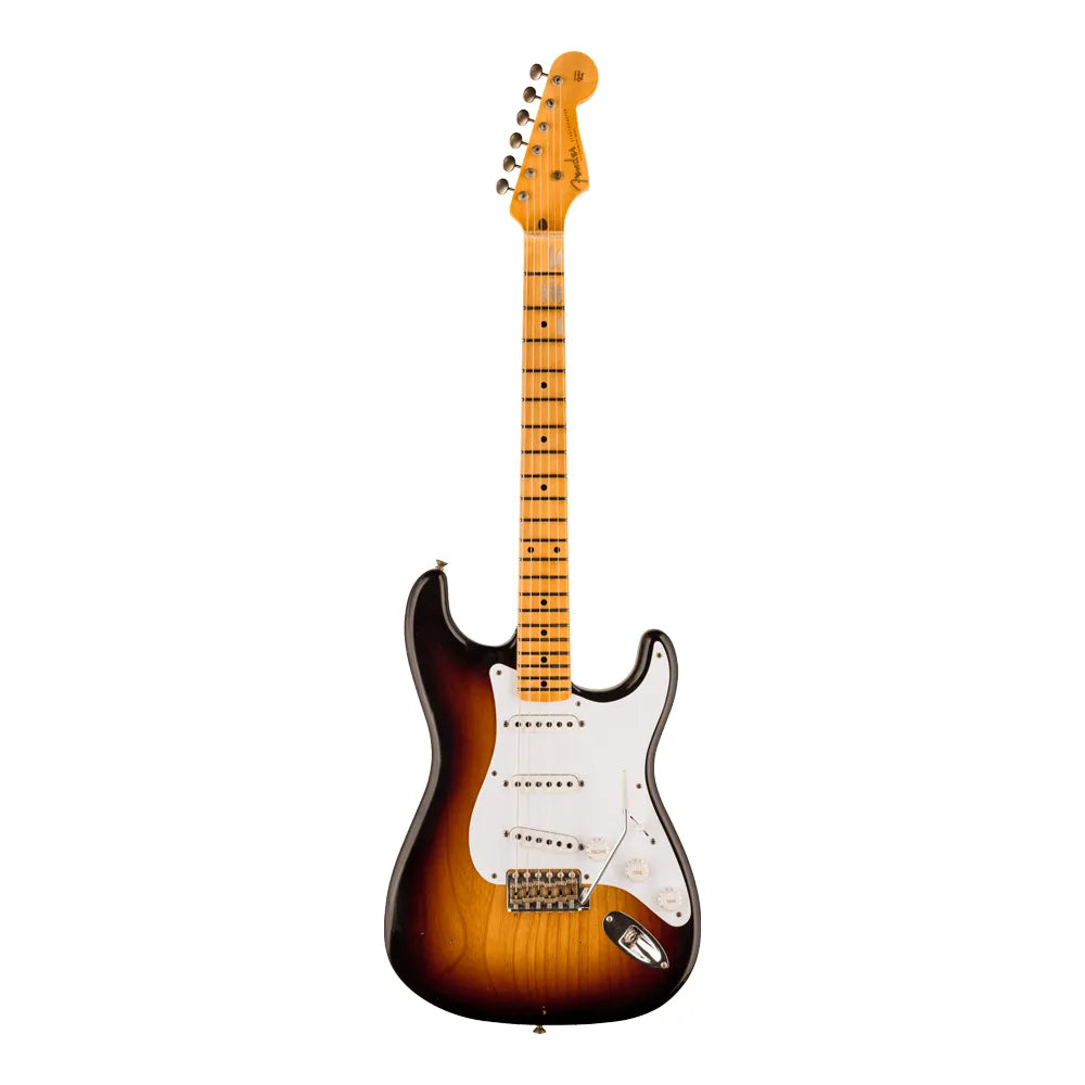 Fender Custom Shop 9236091143 Guitarra Eléctrica B4 Limited Edition 70th Anniversary 1954 Stratocaster Journeyman Relic Wide-Fade 2-Color Sunburst
