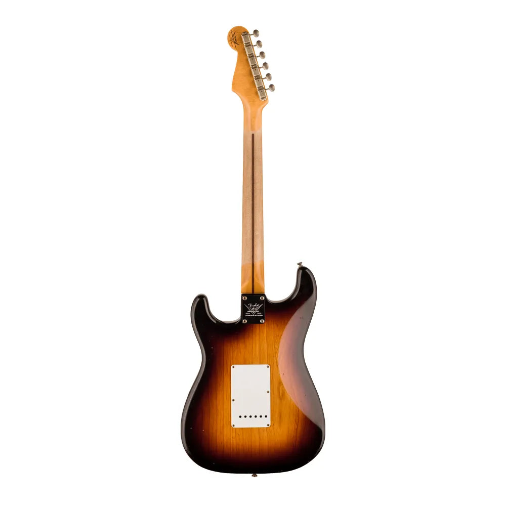 Fender Custom Shop 9236091143 Guitarra Eléctrica B4 Limited Edition 70th Anniversary 1954 Stratocaster Journeyman Relic Wide-Fade 2-Color Sunburst