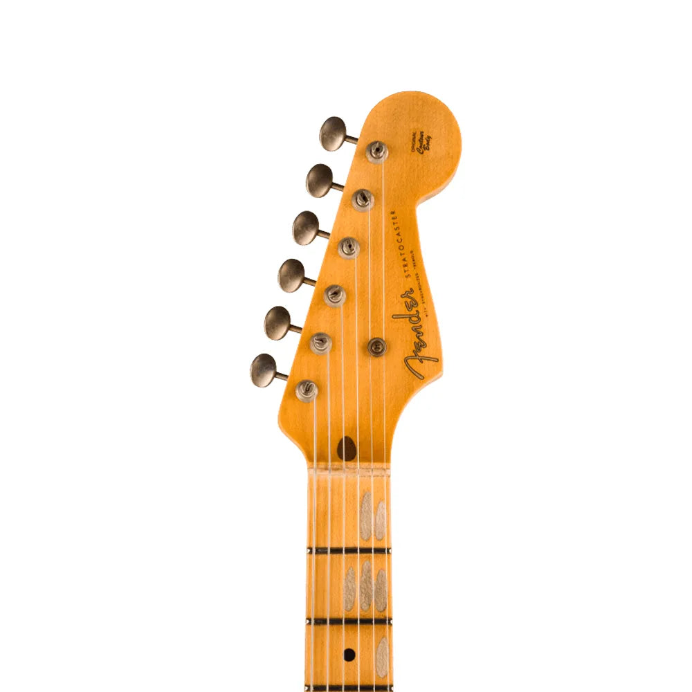 Fender Custom Shop 9236091143 Guitarra Eléctrica B4 Limited Edition 70th Anniversary 1954 Stratocaster Journeyman Relic Wide-Fade 2-Color Sunburst
