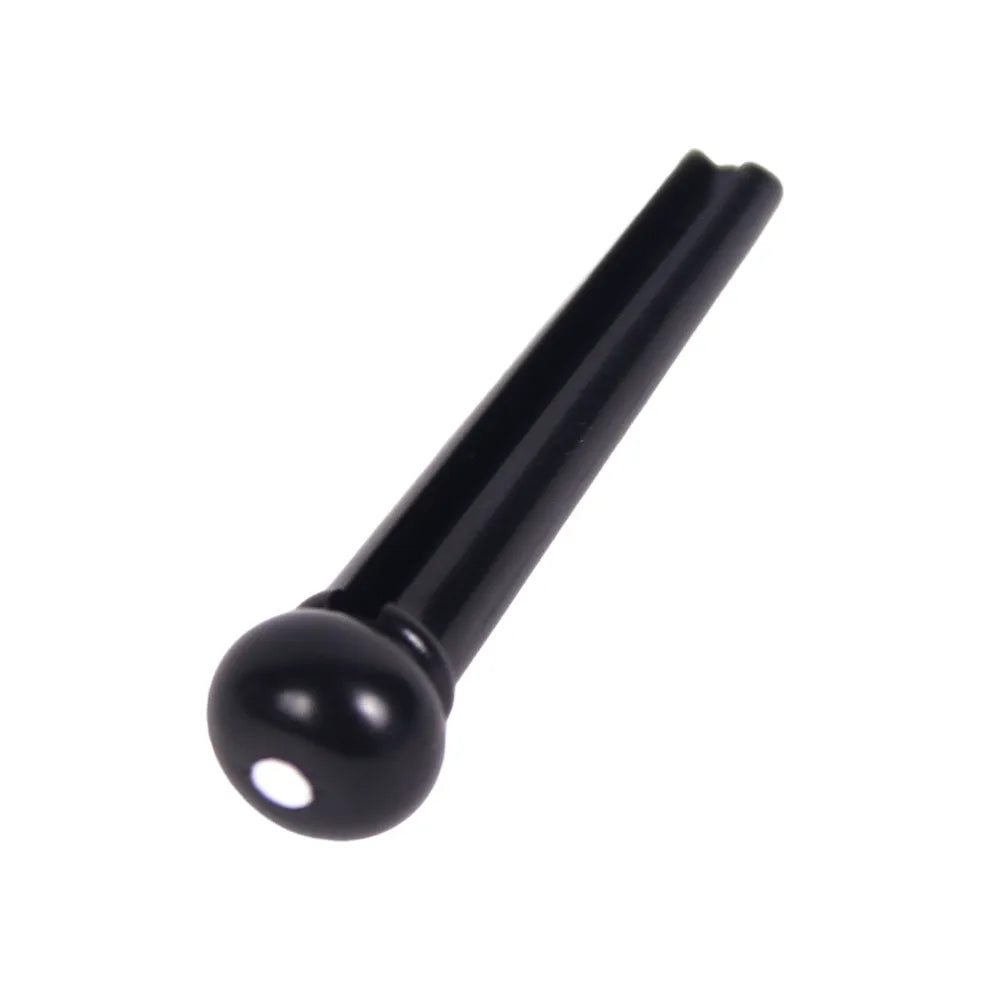 Alice A021BK2PVC Clavija para cuerda Negro Punto Blanco