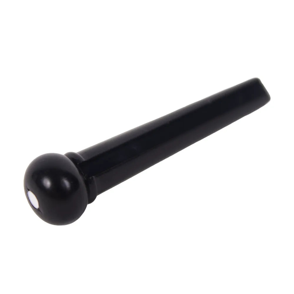 Alice A021BK2PVC Clavija para cuerda Negro Punto Blanco