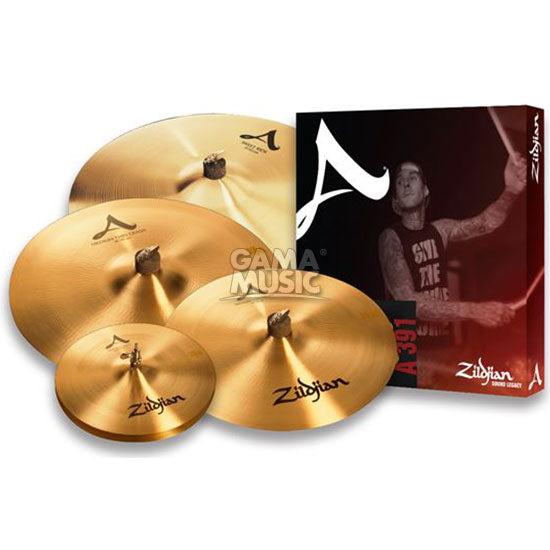 Paquete Zildjian Platillos A391 14inHH 16inCR 21inSweet Ride+Free 18 CR