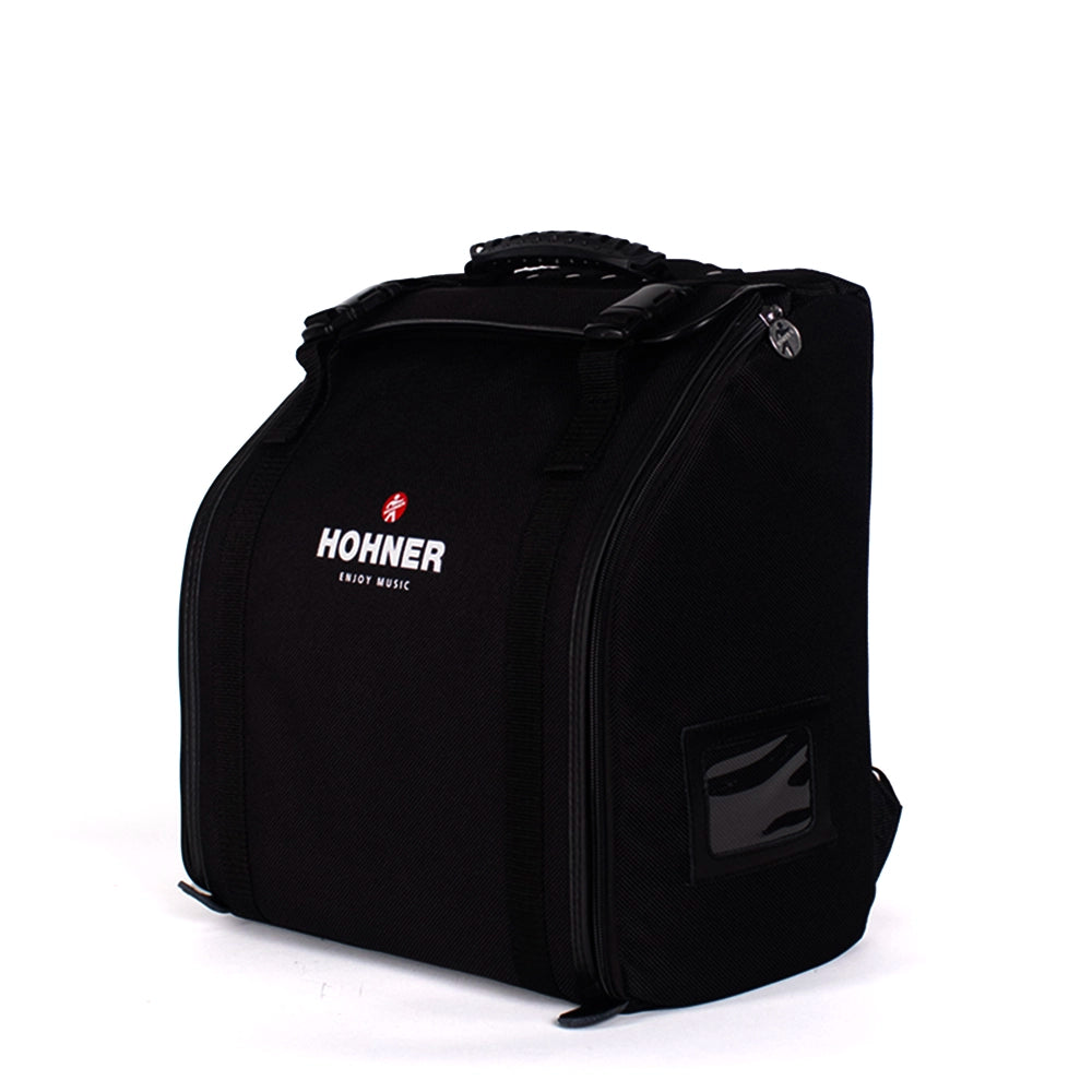 Hohner Corona C II A5016 Acordeón Fa Botones Blanco a Tornasol Con Funda