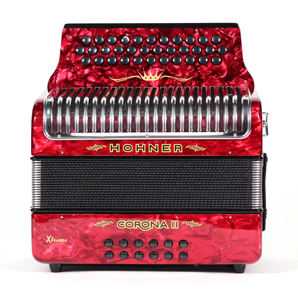 Hohner A5444 Acordeón Corona II Xtreme Diat C/F