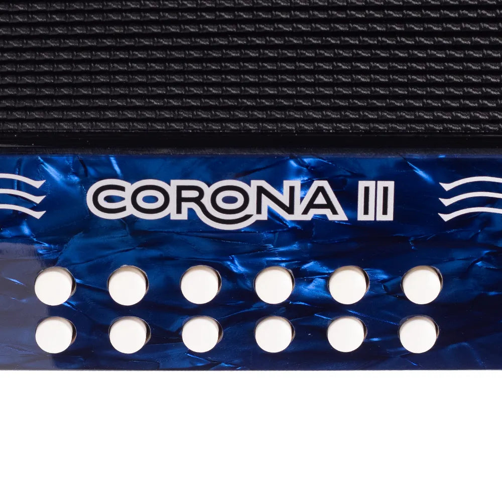 Acordeón Hohner Corona 31 Botones II FBB Azul Oscuro A5644