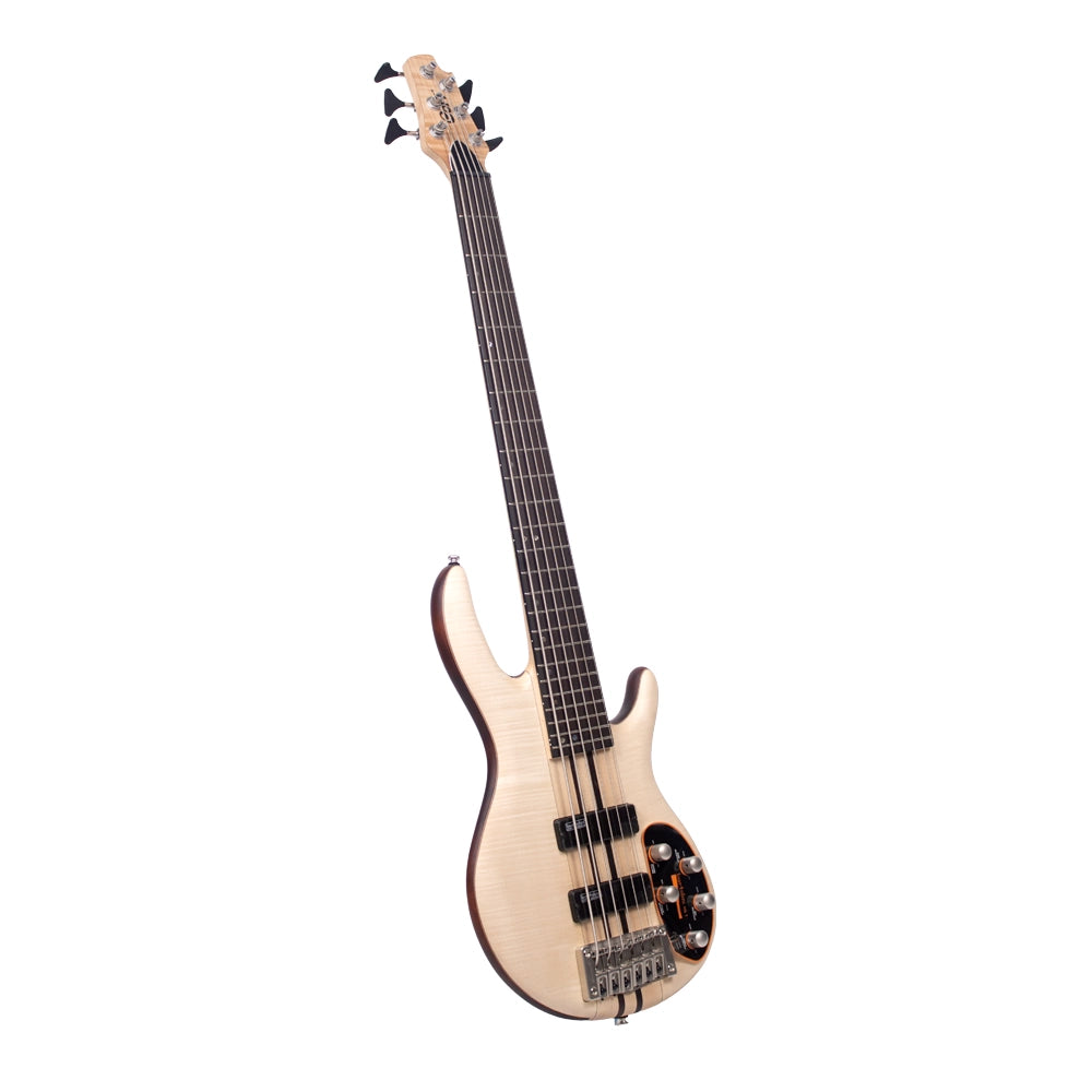 Cort A6PLUSFMMHOPN Bajo Eléctrico Artisan de 6 Cuerdas Natural Mate