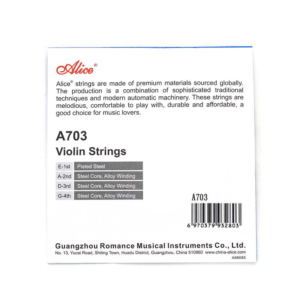 Cuerda para Violín 1era ALICE A7031