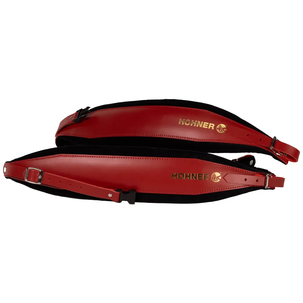 Hohner Anacleto A9700fbbebrr Acordeón Fa Rojo Con Estuche