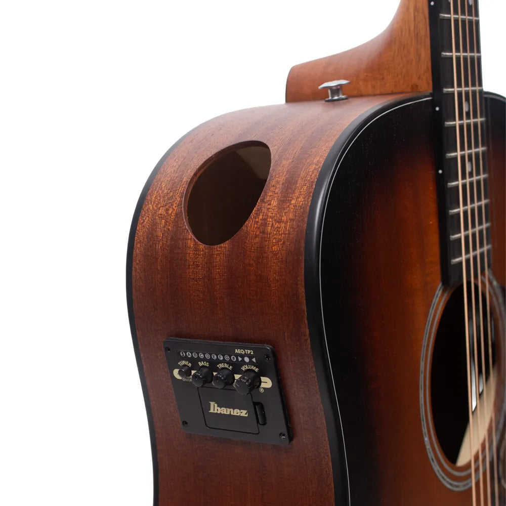 Ibanez AAD54EOMH Guitarra Electroacústica Advanced Caoba Sombreado Café