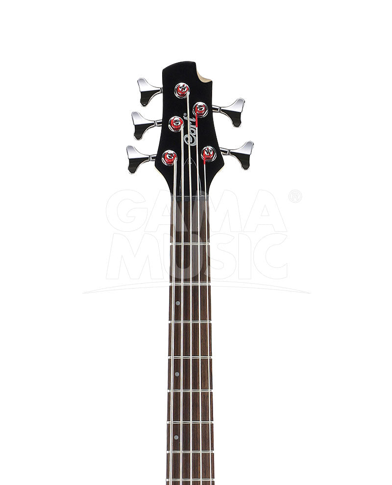 Bajo Eléctrico ACTION BASS V Plus 5 Cuerdas Rojo Transparente CORT ACTIONBASSVPLUSTR
