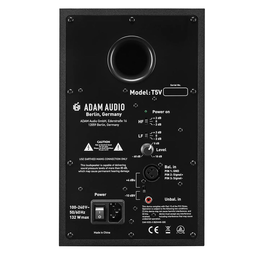 Monitor Adama Ad000001 T5v Nearfield Monitor 2 Way 5in AD000001