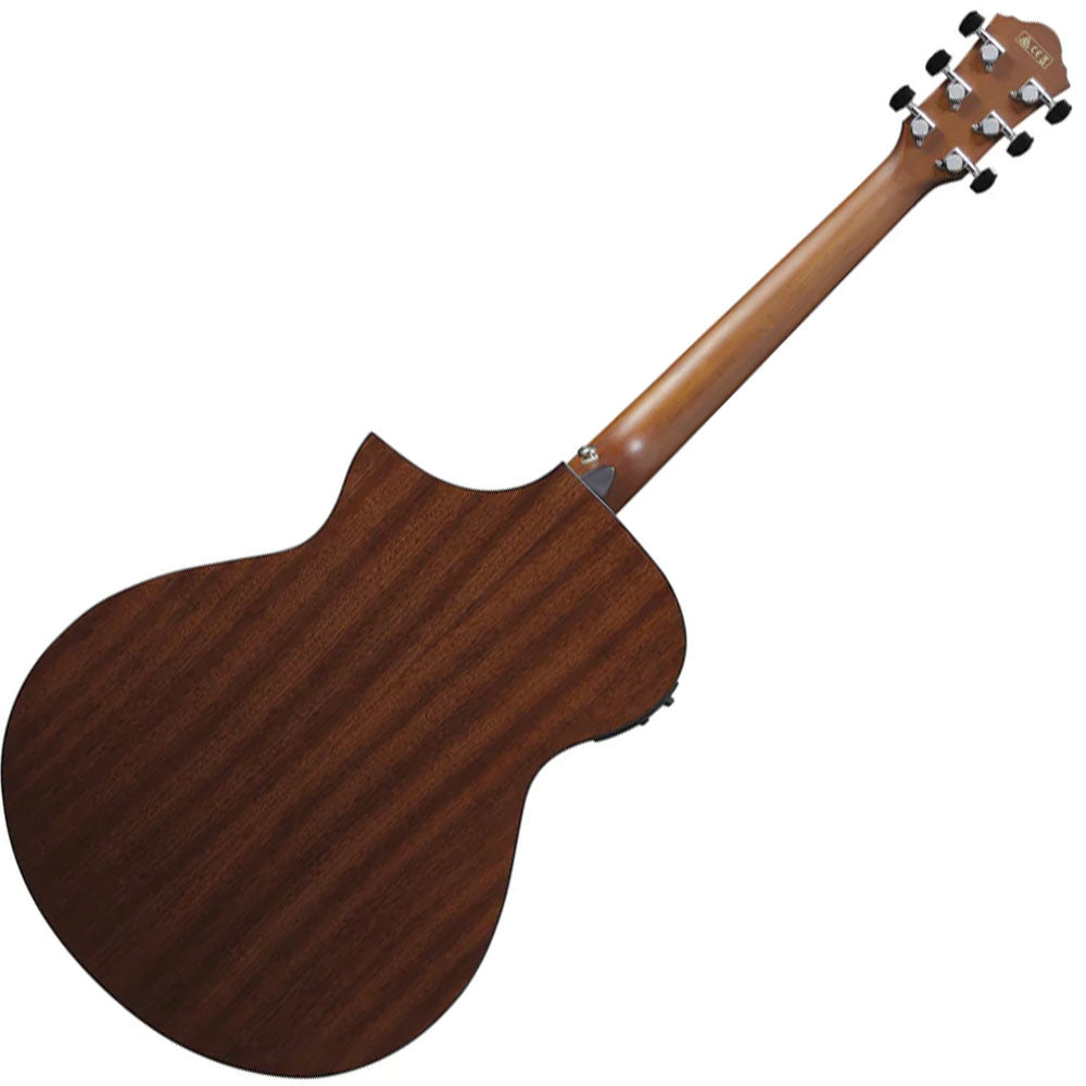 Guitarra Electroacústica Ibanez Aewc11tcb Negro Transparente Sombreado Negro AEWC11TCB