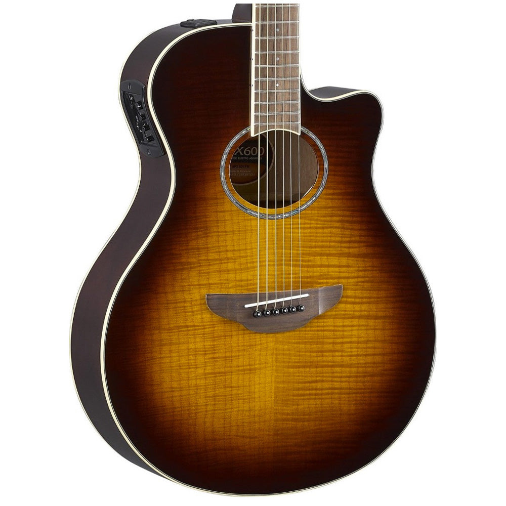 Guitarra Electroacústica Yamaha Apx600fmtbs Tobacco Brown Sunburst APX600FMTBS