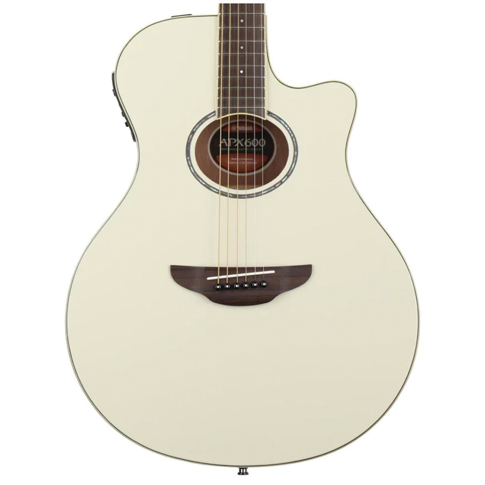 Guitarra Electroacústica Yamaha Apx600vw Vintage White APX600VW